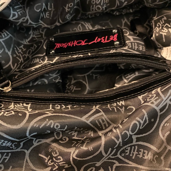 Women's Skull and Roses Tote Bag - Blue and Red - Picture 6 of 7